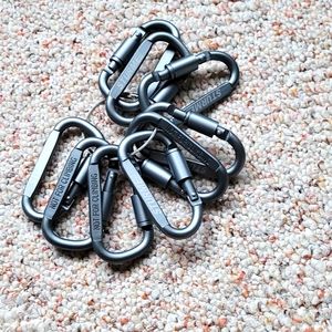 STURME Carabiner Aluminum D-Ring Locking 9 pack
